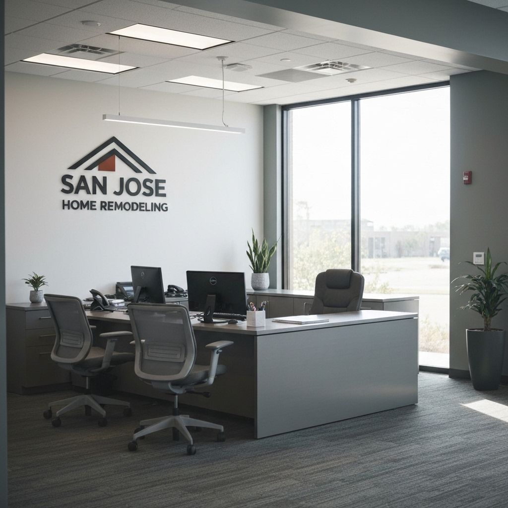 San Jose Home Remodeling office interior